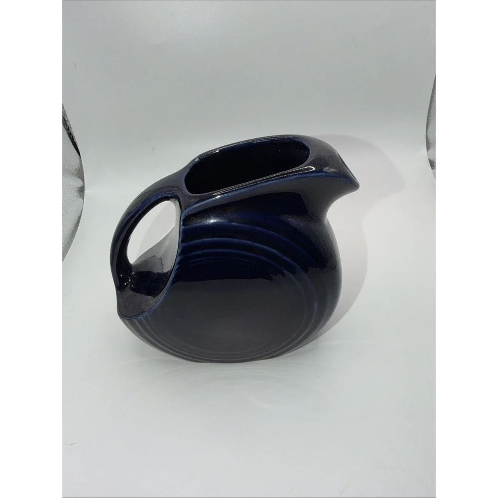 FIESTA Cobalt Large Disk PITCHER 6”  FIESTAWARE Homer Laughlin